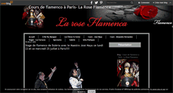 Desktop Screenshot of laroseflamenca.com